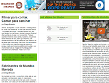 Tablet Screenshot of imaginacionatrapada.com.ar